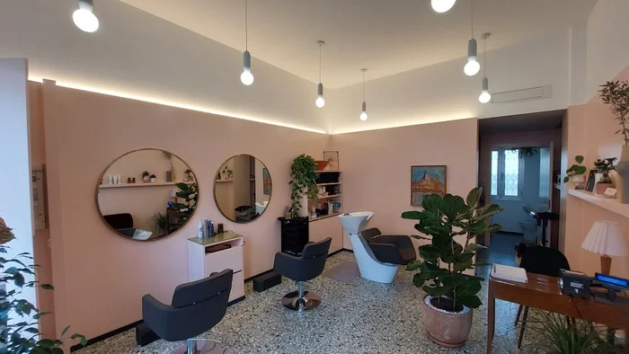 Interno del salone Ale Hair Studio a Pordenone
