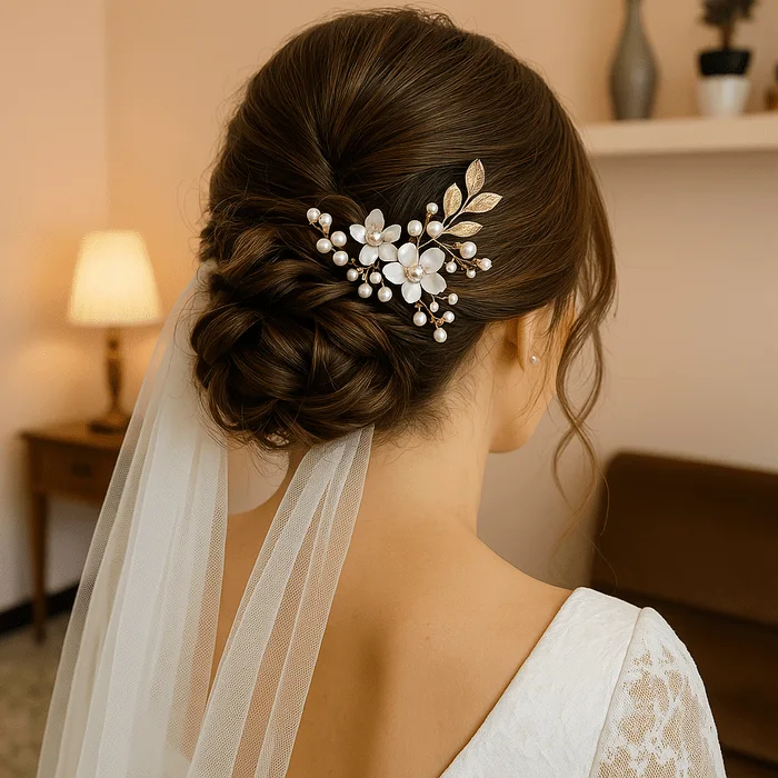 Acconciatura sposa raccolta